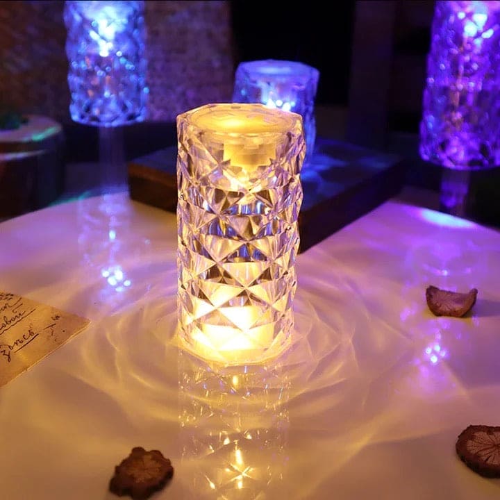 Romantic Rose Crystal Lamp, Mini Petals Diamond Table Lamp, Dimmable Golden Desk Lamp, Nordic Crystal Rechargeable Table Lamp, LED Romantic Desk Light Romantic Rose Crystal Lamp, Mini Petals Diamond Table Lamp, Dimmable Golden Desk Lamp, Nordic Crystal Rechargeable Table Lamp, LED Romantic Desk Light